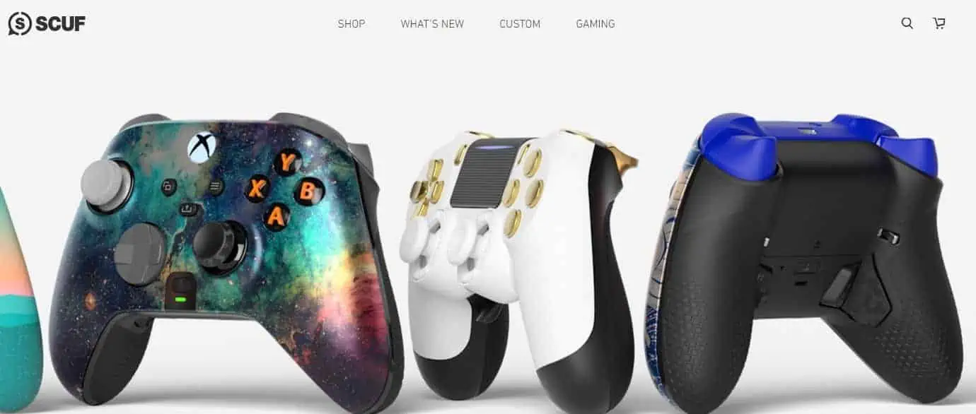scuf gaming homepage