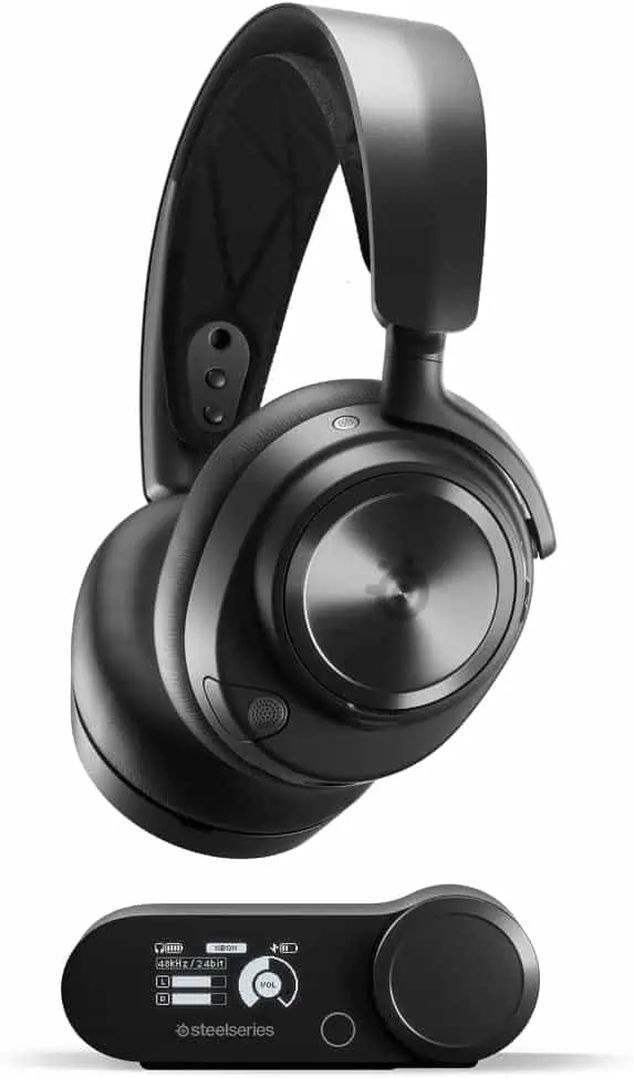 steelseries arctis nova pro wireless black headset