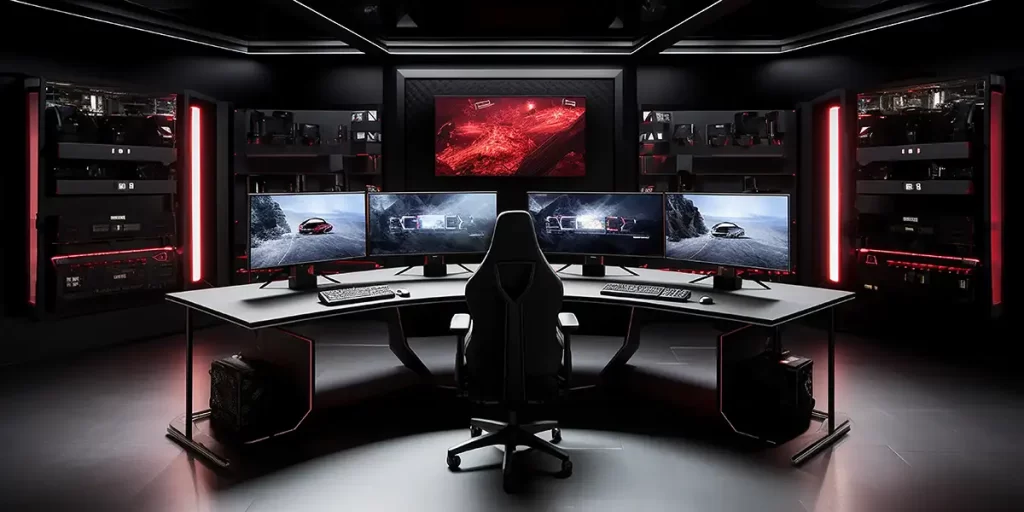 Expensive PC gaming setup that shows How much does it cost to make a gaming room.