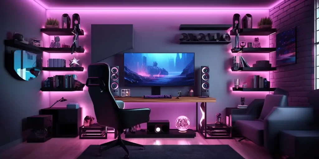how to organize your gaming room