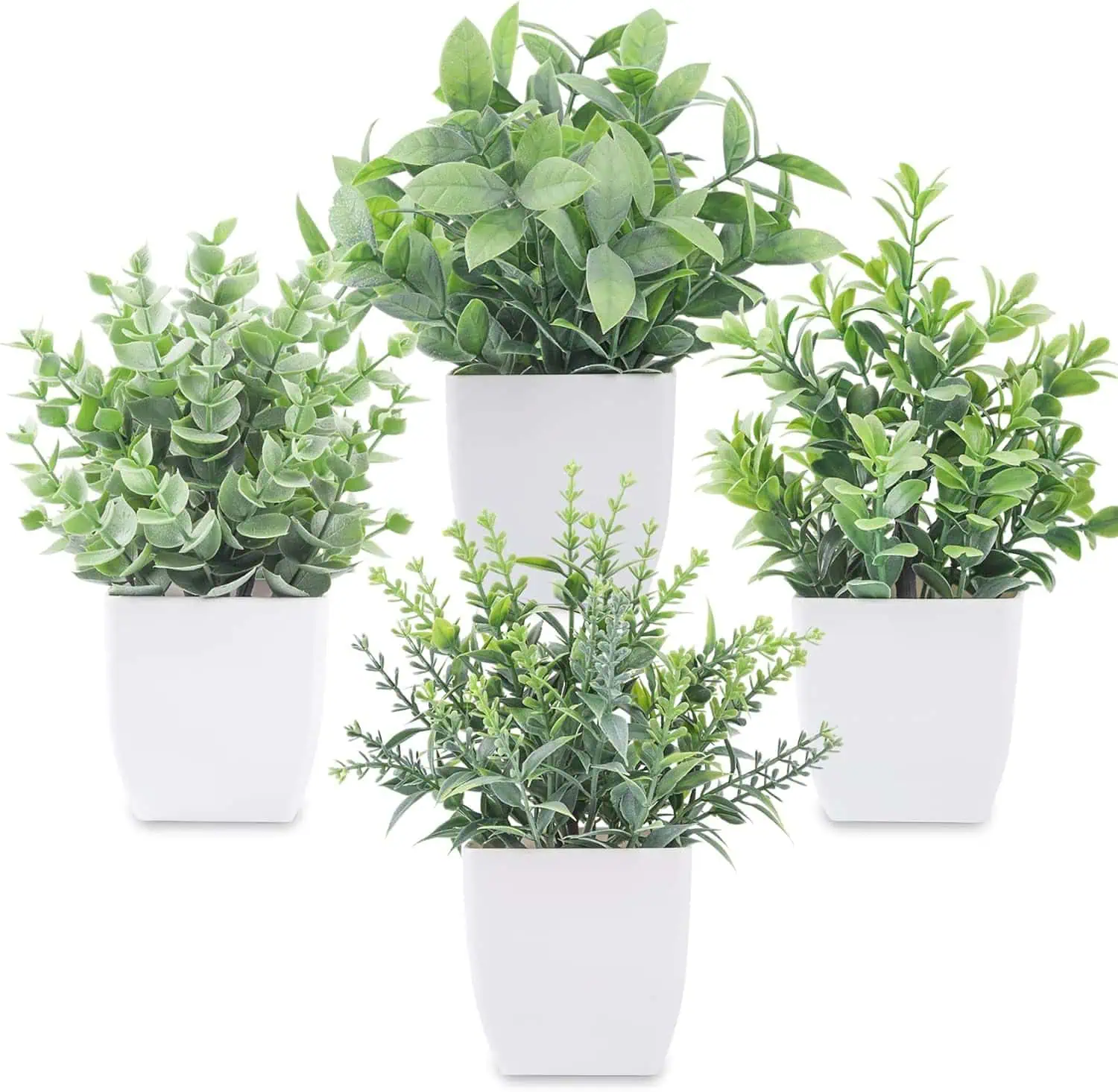 Der Rose 4 Packs Fake Plants