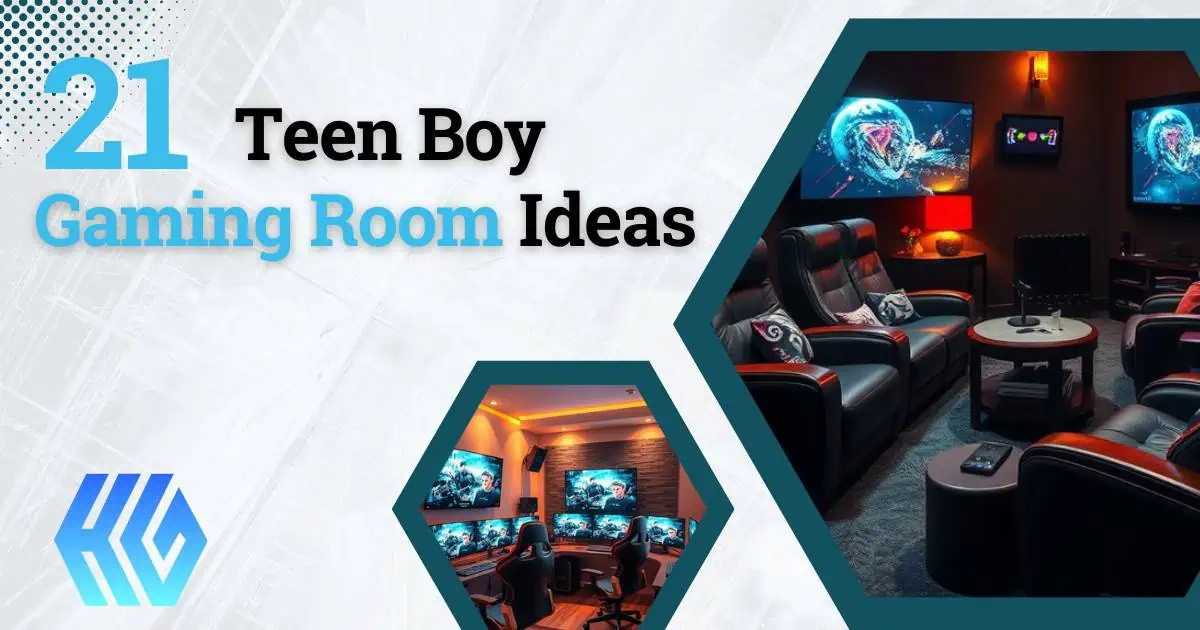 teen boy gaming room setup ideas