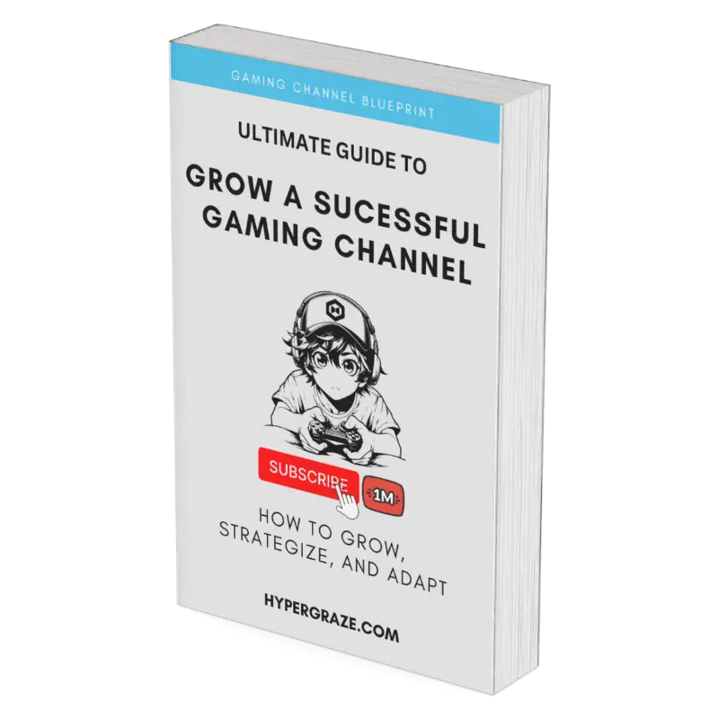 gaming channel blueprint ebook by hypergraze