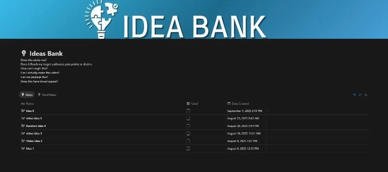 Ideas Bank Ideas 09 03 2025 09 19 PM